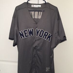 Gray Sewn New York Yankees Spring Training Tampa FL Jersey-Rudy’s Sports-bar-XL